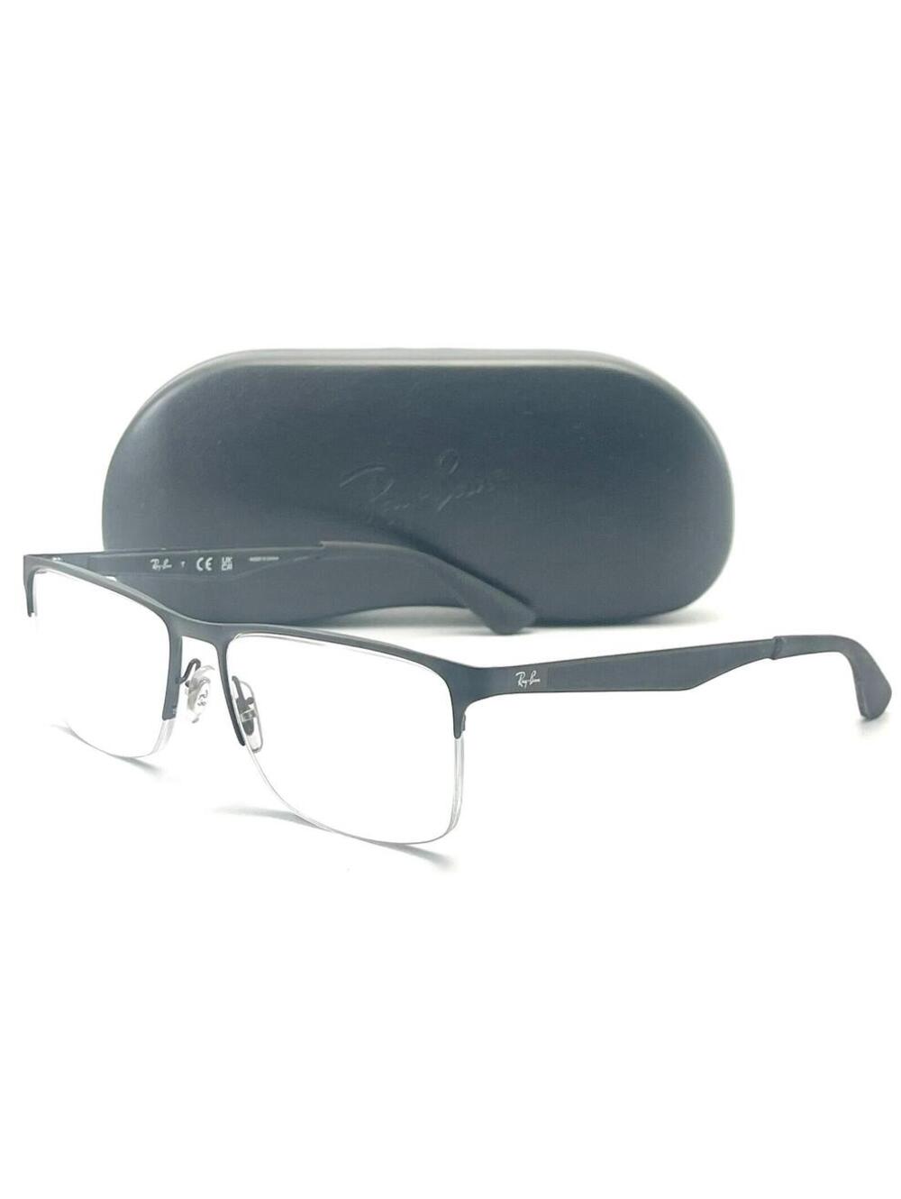 Ray Ban Rb 6335 2503 Black Authentic Eyeglasses 54-17 145 W/Case